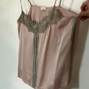 Silk and lace cami